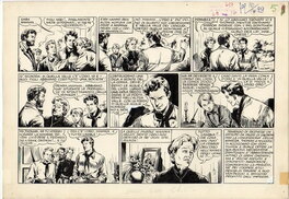 Lina Buffolente - Nella valle dei canguri, planche 16 - Parution dans le n°29 de Il Vittorioso de 1958 - Planche originale