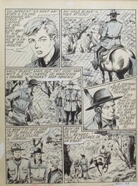 Lina Buffolente - Sergent Peter -  Episode non identifiéparu dans le n°17 de Biribu (Mon journal) - Planche originale