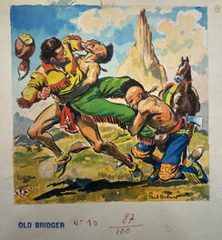 Paul Ordner - Couverture Old Briger 10, 1957 - Couverture originale