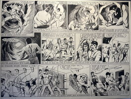 J. A. Dupuich - Wonderman, 1951 - Planche originale