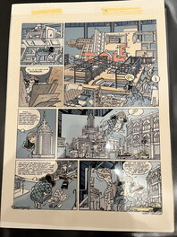 Henk Kuijpers - Orginele inkleuring Gangsterfilm - Planche originale