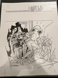 Henk Kuijpers - Originele cover Gangsterfilm - Planche originale