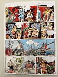 Henk Kuijpers - Originele inkleuring alt pagina - Planche originale
