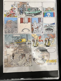 Henk Kuijpers - Originele inkleuring pagina Dertiende letter - Comic Strip