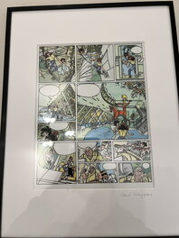 Henk Kuijpers - Originele inkleuring pagina Vlucht van Atlantis - Comic Strip