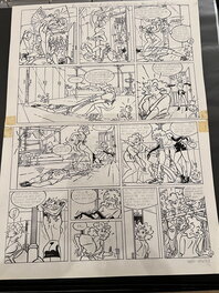 Henk Kuijpers - Originele pagina Gangsterfilm - Planche originale