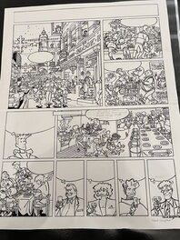 Henk Kuijpers - Originele pagina reclamewerk - Planche originale