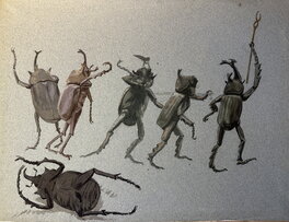 Georges Girardot - Les premiers hommes dans la Lune, 1902 - Comic Strip