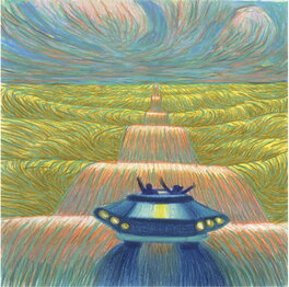 Lorenzo Mattotti - On the road XIX - Original Illustration