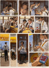 Jean-Pierre Gibrat - Mattéo - Troisième époque (août 1936) - Planche originale