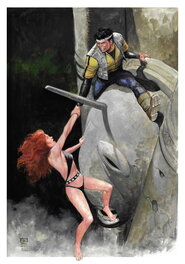 Apri Kusbiantoro - Climbing The Temple Of The Vulture God I - Comic Strip