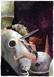 Apri Kusbiantoro - Climbing The Temple Of The Vulture God II - Comic Strip