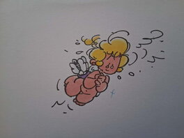 Malik - Cupidon - Original Illustration