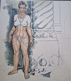 Malik - Female - Illustration originale