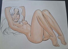 Malik - Sexy pinup (Archie Cash/Paraguay) - Planche originale