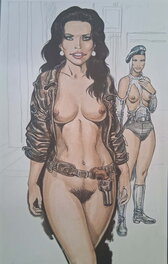 Malik - Sexy pinups - Illustration originale
