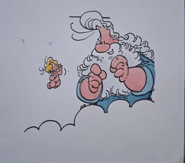 Malik - St Pierre - Cupidon - Illustration originale