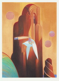 Andrea Serio - Arzach l'arpenteur - Illustration originale