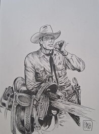 Osman Hajdarevic - Tex Willer - Illustration originale
