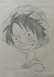Roberto Baldazzini - Baldazzani, couverture inédite One Piece, Linus#12, 2024. - Œuvre originale