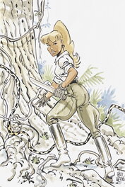Félix Meynet - Felix Meynet Seccotine - Original Illustration