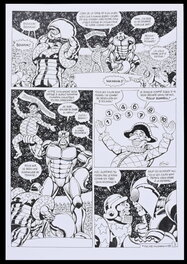 Jean-Yves Mitton - Crabby vs Super Termitor - Planche originale