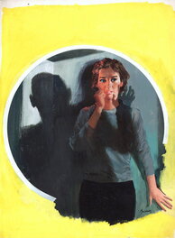Carlo Jacono - Carlo Jacono cover Giallo Mondadori 1019 "Il Rovescio Della Medaglia - Harold R. Daniels" (1968) / Giallo Mondadori 1416 (2019) - Couverture originale