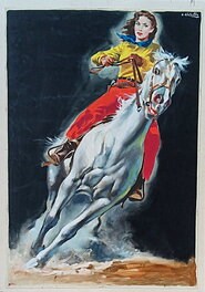 Averardo Ciriello - Cavalière - Original Illustration