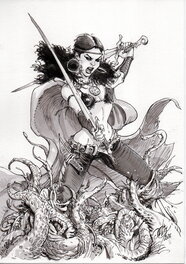 Giulio De Vita - Kriss de Valnor - Illustration originale
