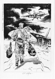 Gil Formosa - Buck DANNY Tarmac - F-18 - Planche originale