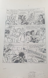 Hugot - Pépé malin - Planche originale