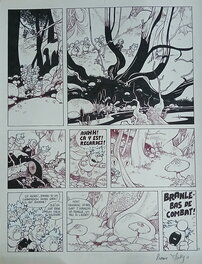 Makyo - Les Bogros - Tome 3 : Touchez pas au champignon ! - Pierre Makyo - Planche originale
