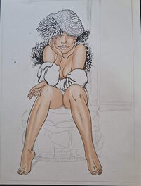 Malik - Archie Cash female personage - Illustration originale