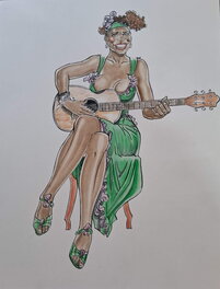Malik - Archie Cash female personage - Original Illustration