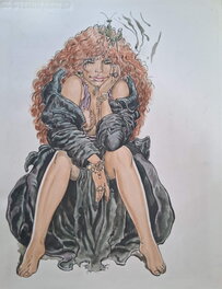 Malik - Archie Cash female personage - Illustration originale