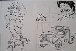 Malik - Archie cash scene - Original Illustration