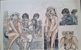 Malik - Archie Cash scene - Illustration originale