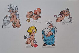 Malik - Cupido(N) personages - Illustration originale