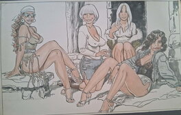Malik - Malik girls - Original Illustration