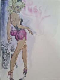 Malik - Sexy lollipop - Illustration originale