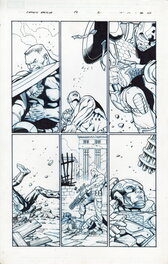 Mariano Taibo - Planche originale 2 de l’Issue 14 de Captain America - Planche originale