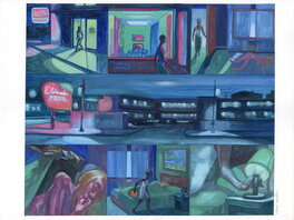 Elene Usdin - Planche originale 58 de Detroit Roma - Planche originale