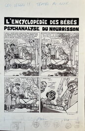 Daniel Goossens - L'encyclopédie des Bébés - Planche originale