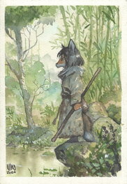 Niko Henrichon - Fang - Illustration originale