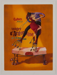 Rébecca Dautremer - Affiche Festival Cahors - Illustration originale