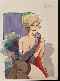 Leone Frollo - Mona Street a colori - Illustration originale