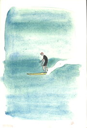 Lou Zago - Lou Zago - Illustration surf - Original Illustration