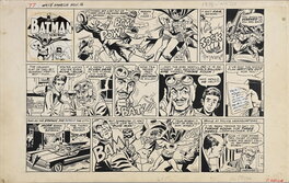 Joe Giella - Batman Sunday Comic Strip 12/11/67 - Planche originale