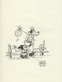 Thierry Martin - Mickey et Cie - Illustration originale