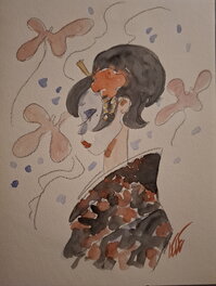 Lele Vianello - Madame Butterfly - Original Illustration